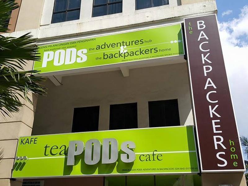 Pods The Backpackers Home & Cafe, Куала Лумпур Екстериор снимка